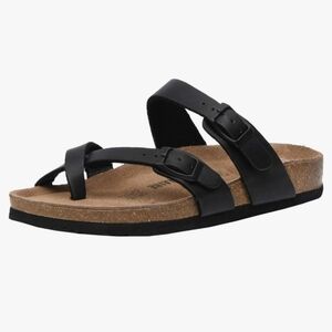 NWOT Cushionaire Women's Lane Cork Footbed Sandal with +Comfort Size 10